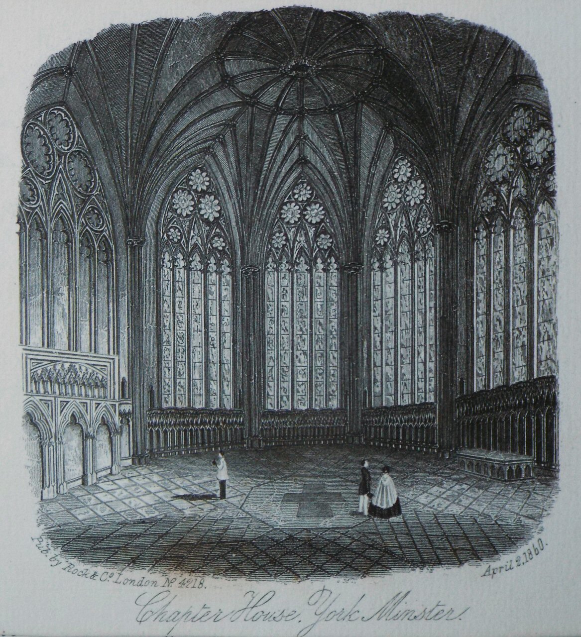 Antique Prints Of York Minster York
