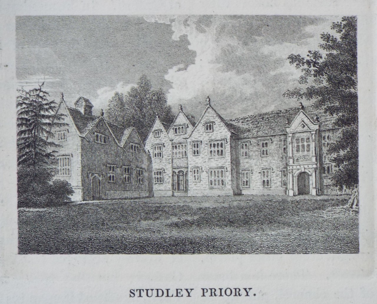 Print - Studley Priory.