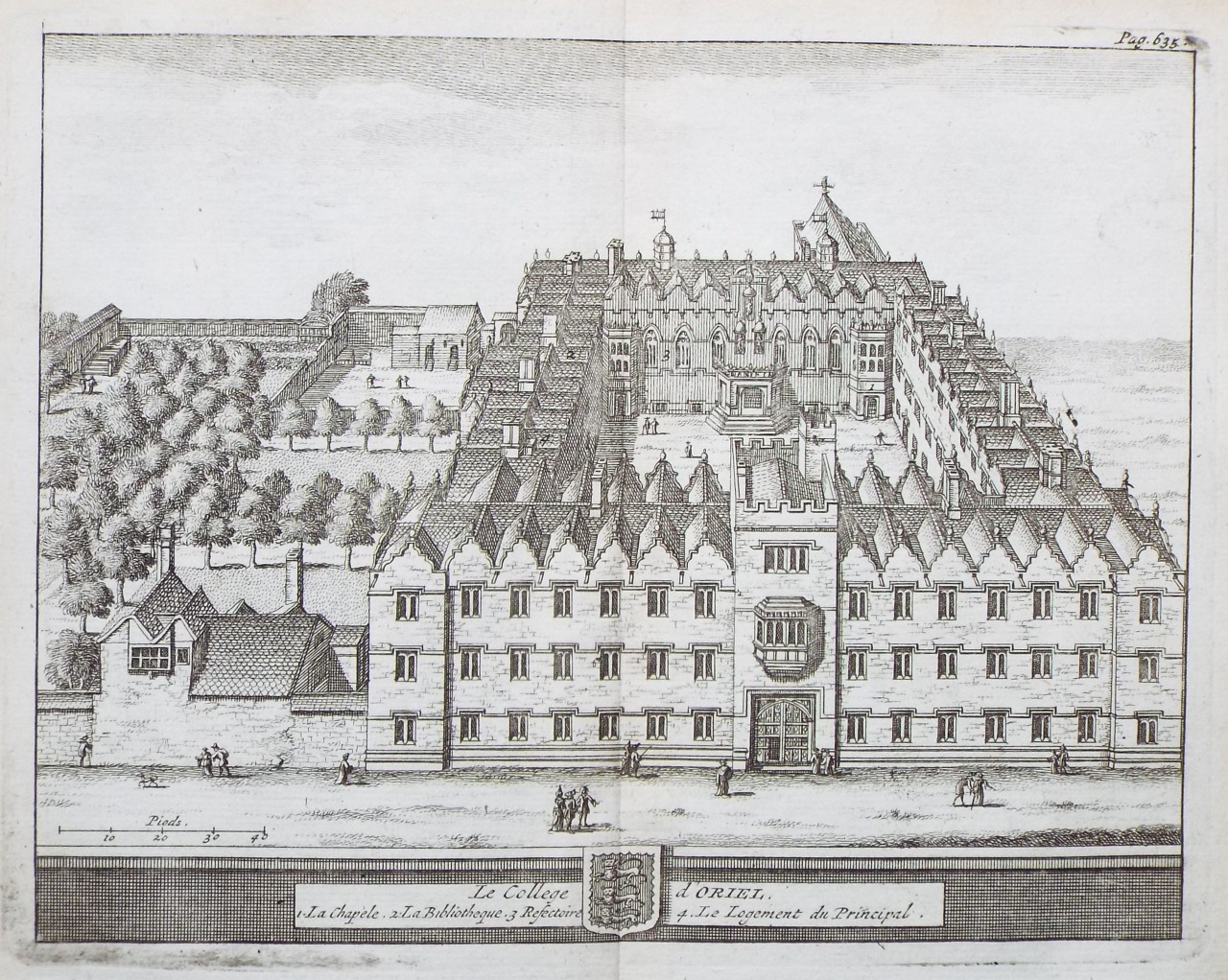 Print - Le College d'Oriel.