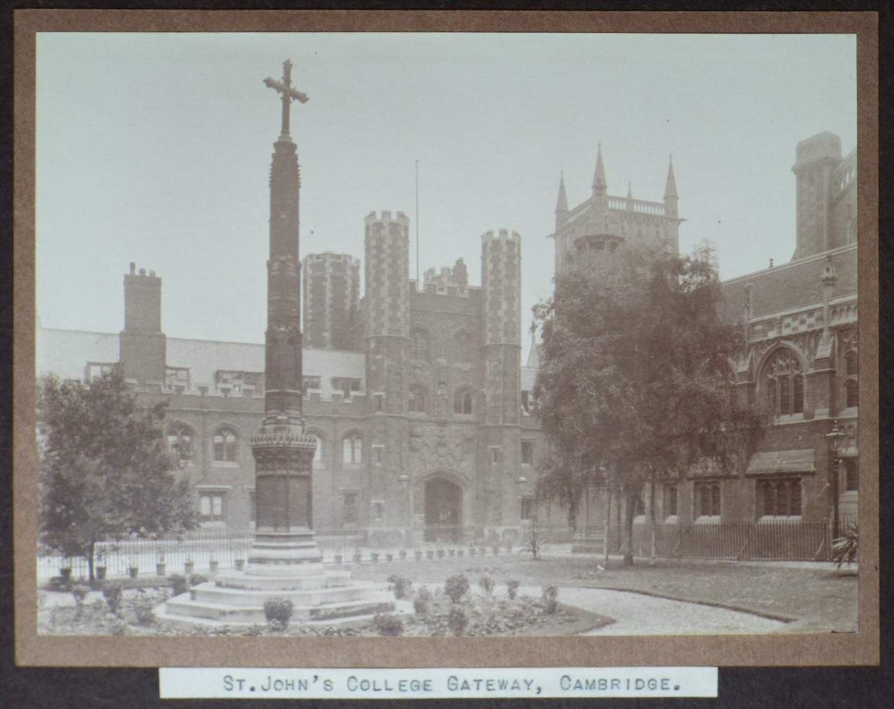 Photograph - St. John's College Gateway, Cambridge.