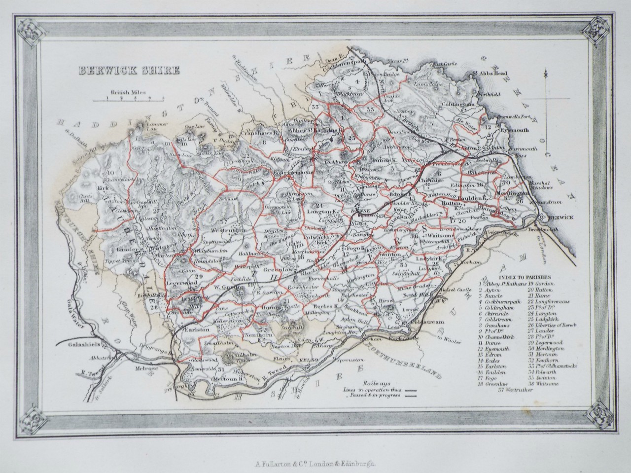 Map of Scotland - Fullarton