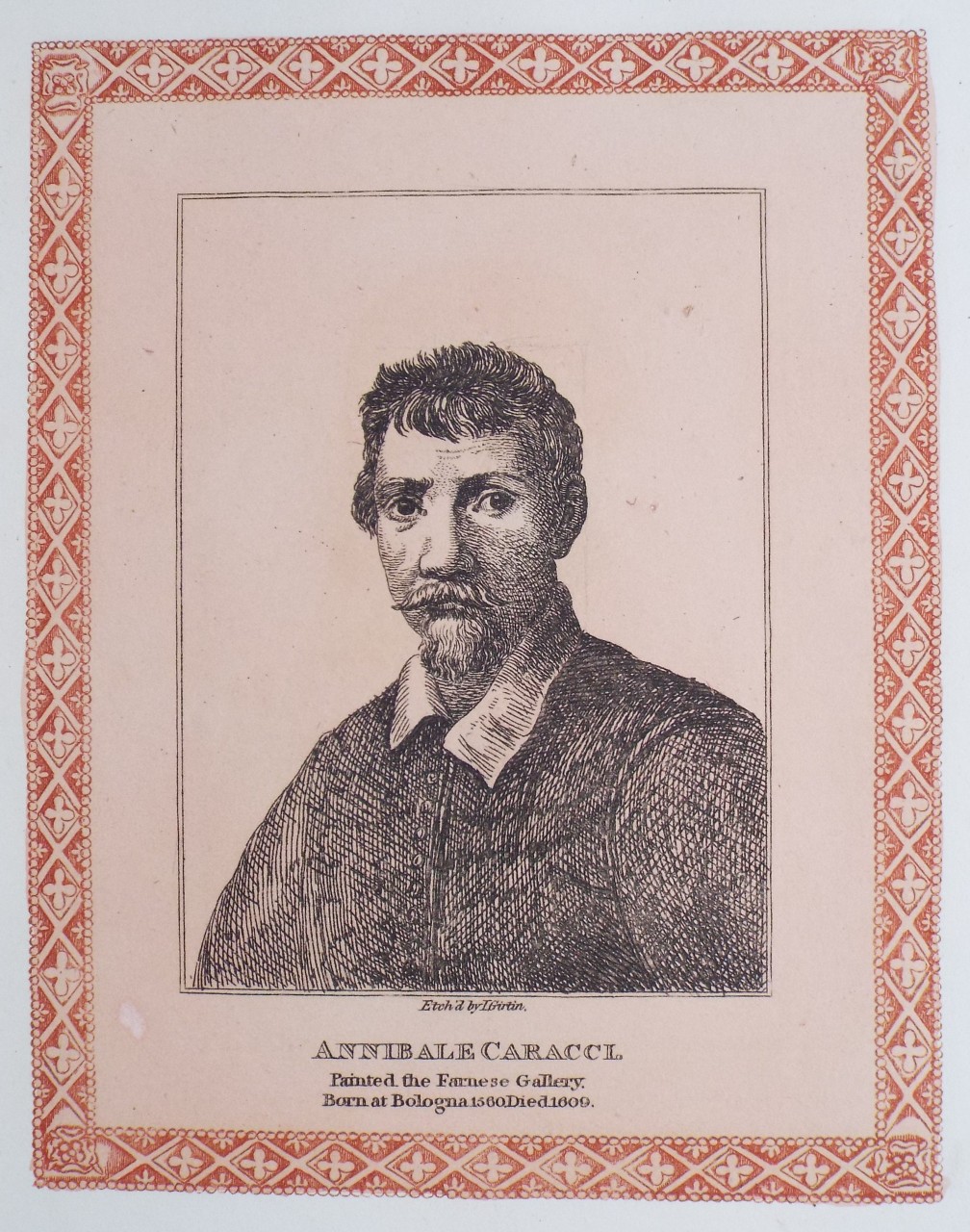 Etching - Annibale Caracci - Girtin