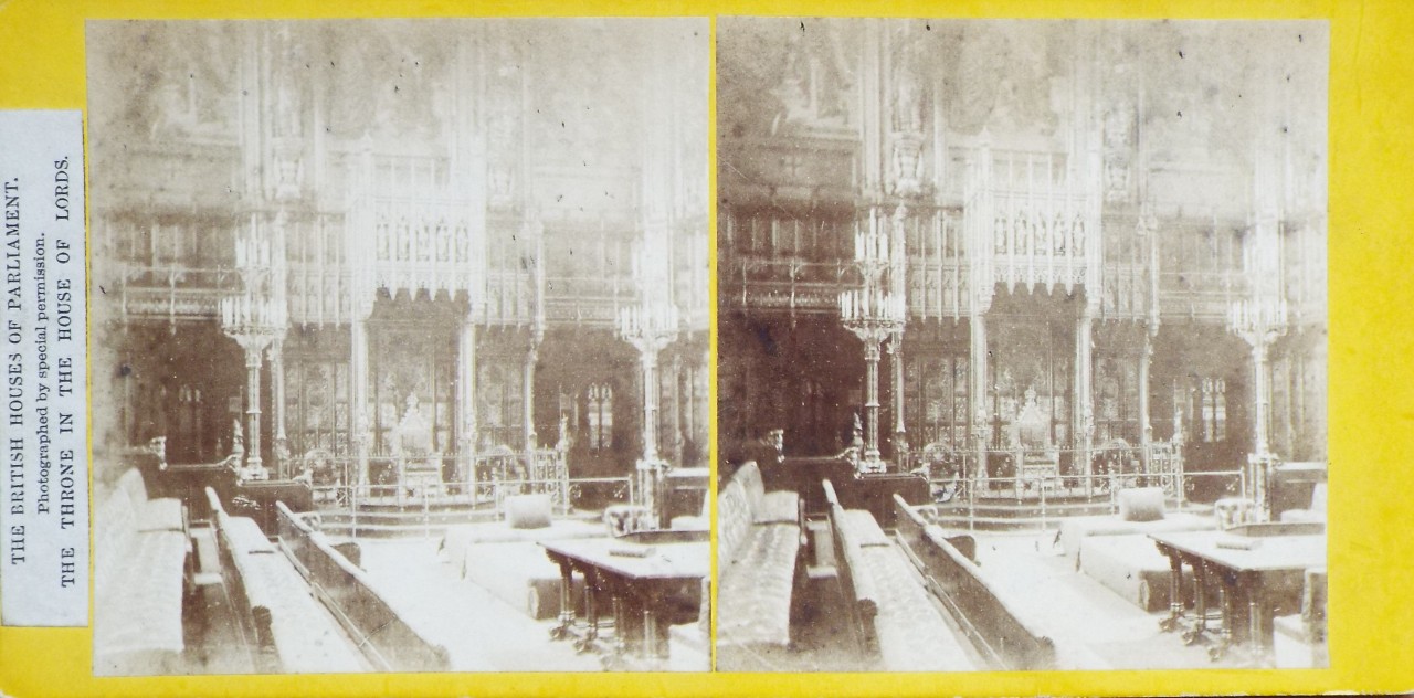 Photograph - The Throne in the House of Lords