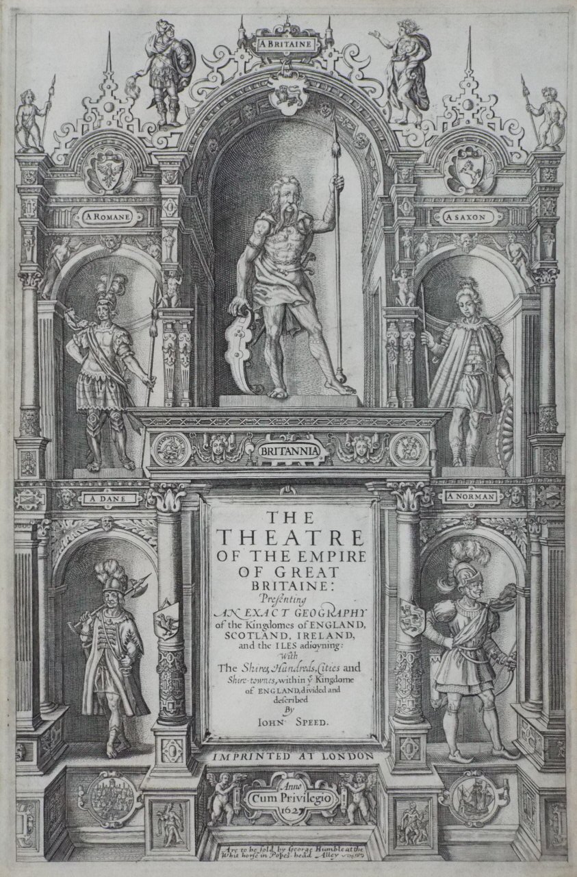 Print - The Theatre of the Empire of Great Britaine.