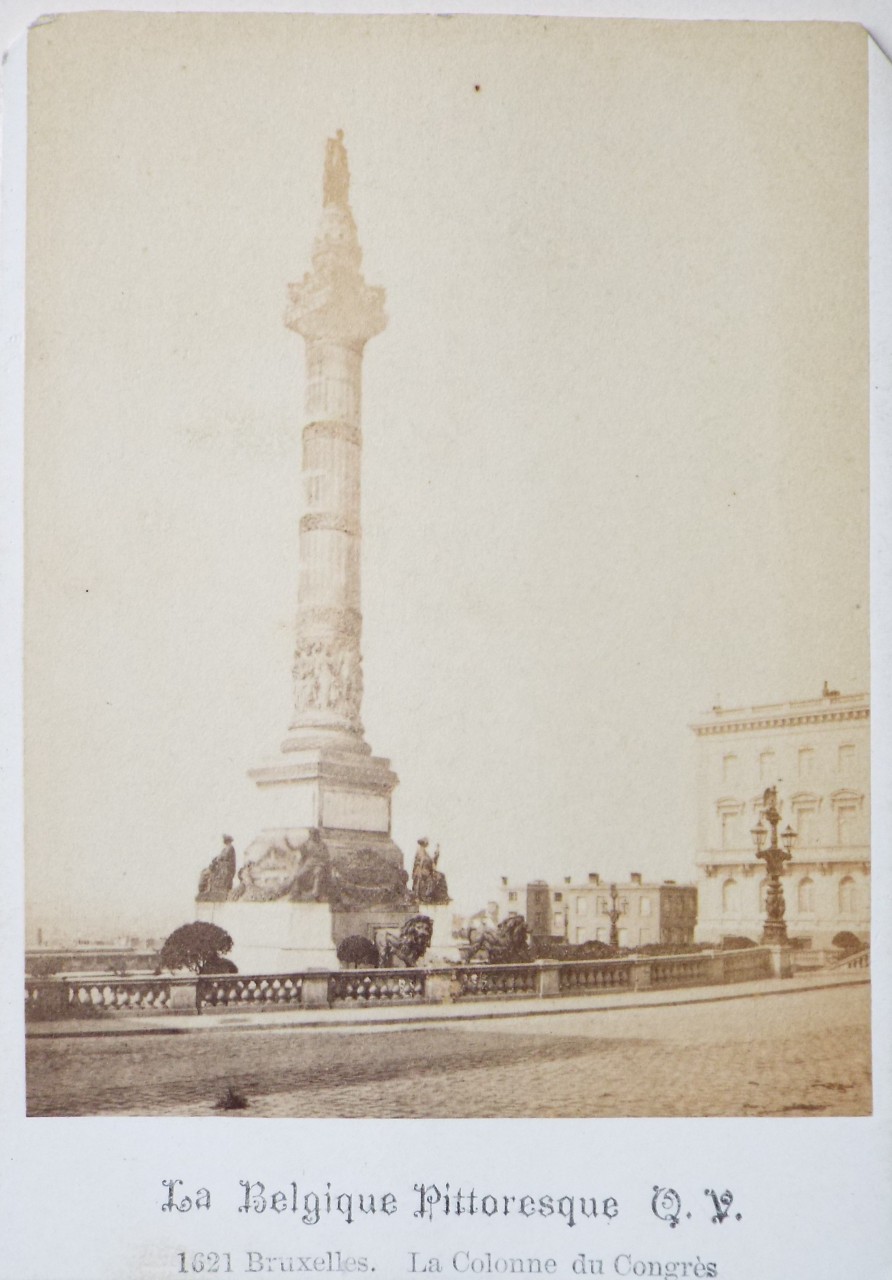 Photograph - Brussels. La Colonne du Congres