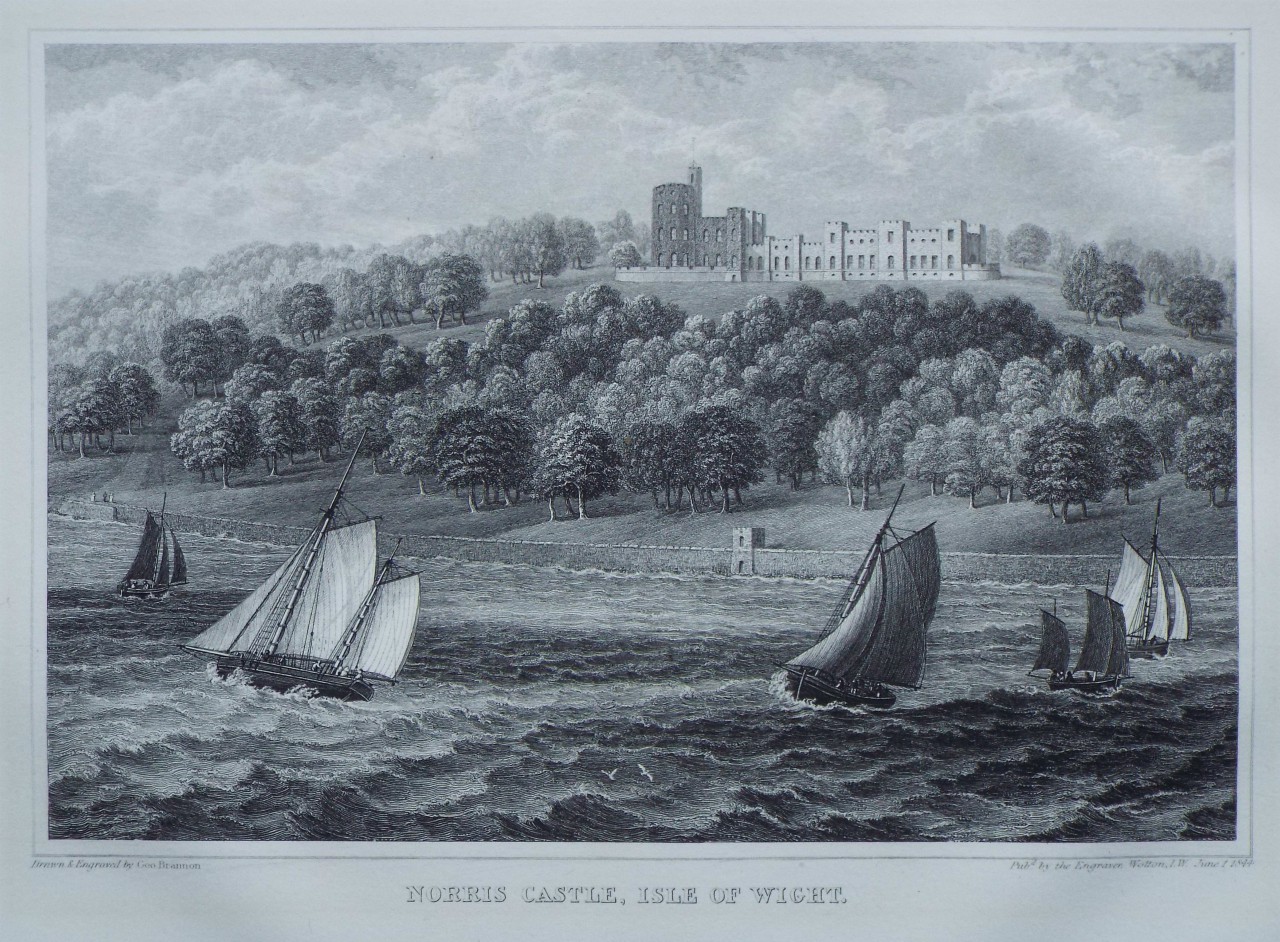 Print - Norris Castle, Isle of Wight. - Brannon