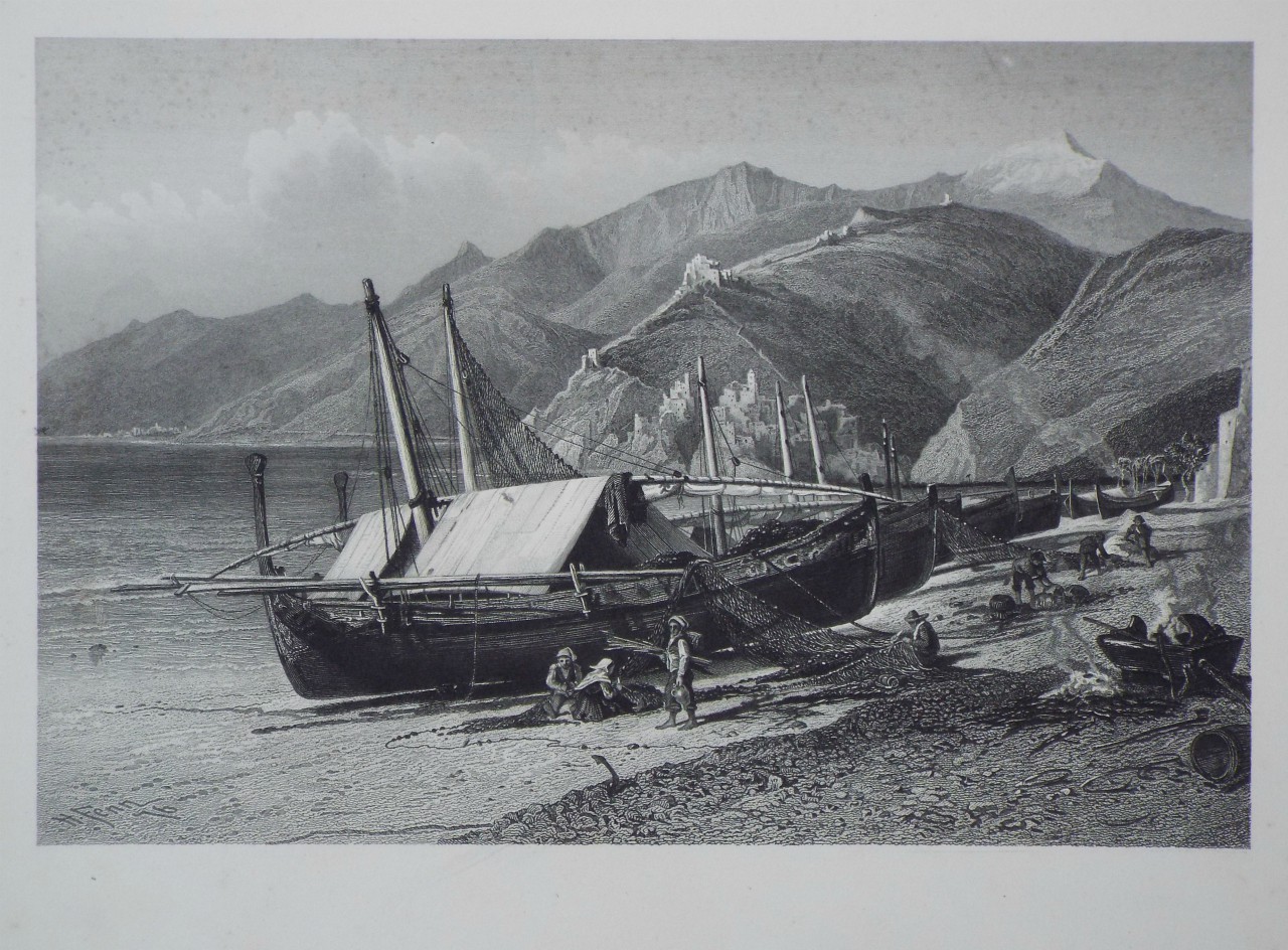 Print - Vintimiglia on the Cornice Road - Krausse