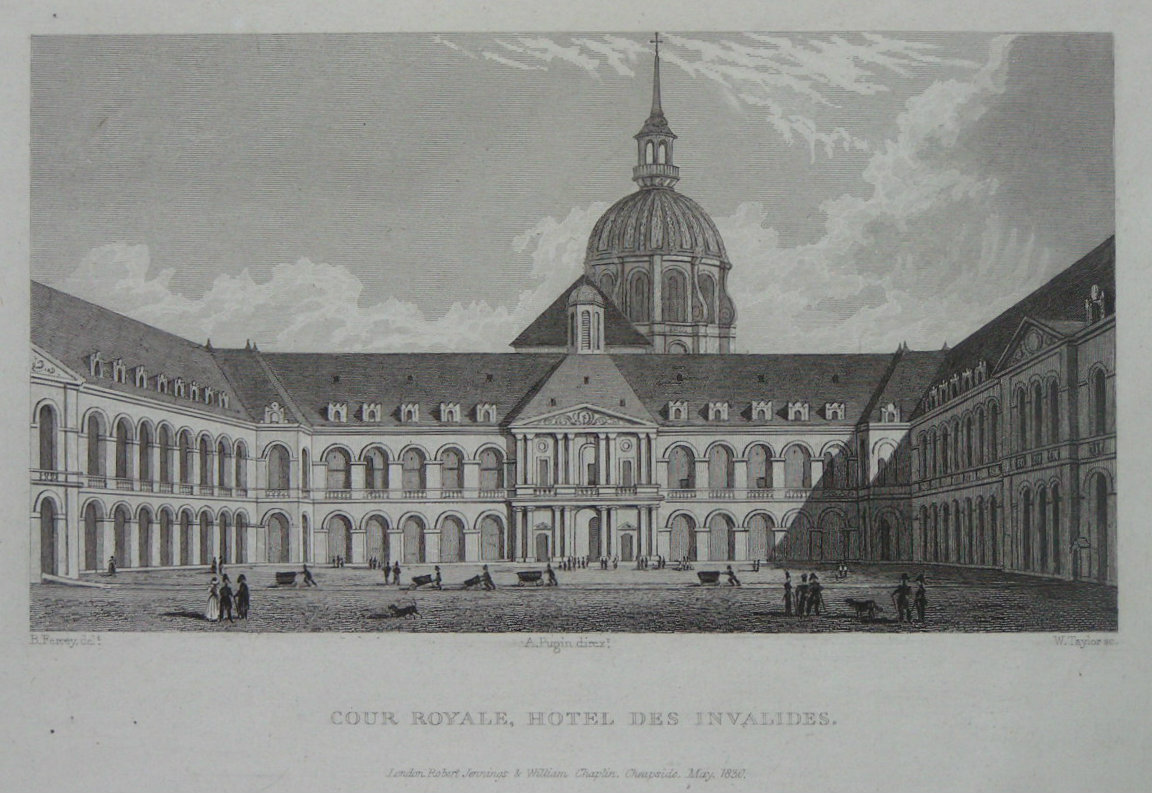 Print - Cour Royale, Hotel des Invalides. - Taylor