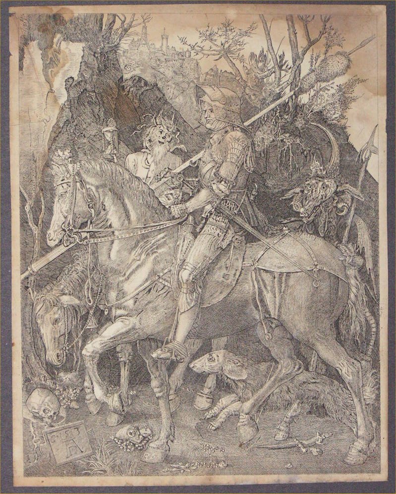 Print - (The Knight, Death & the Devil)