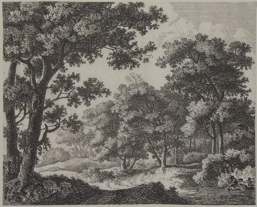 Print - (Woodland landscape) - Smith