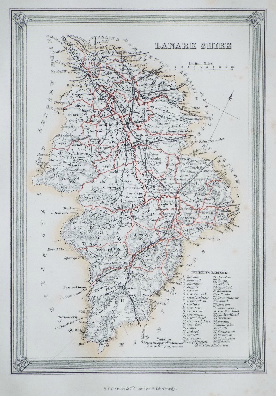 Map of Scotland - Fullarton