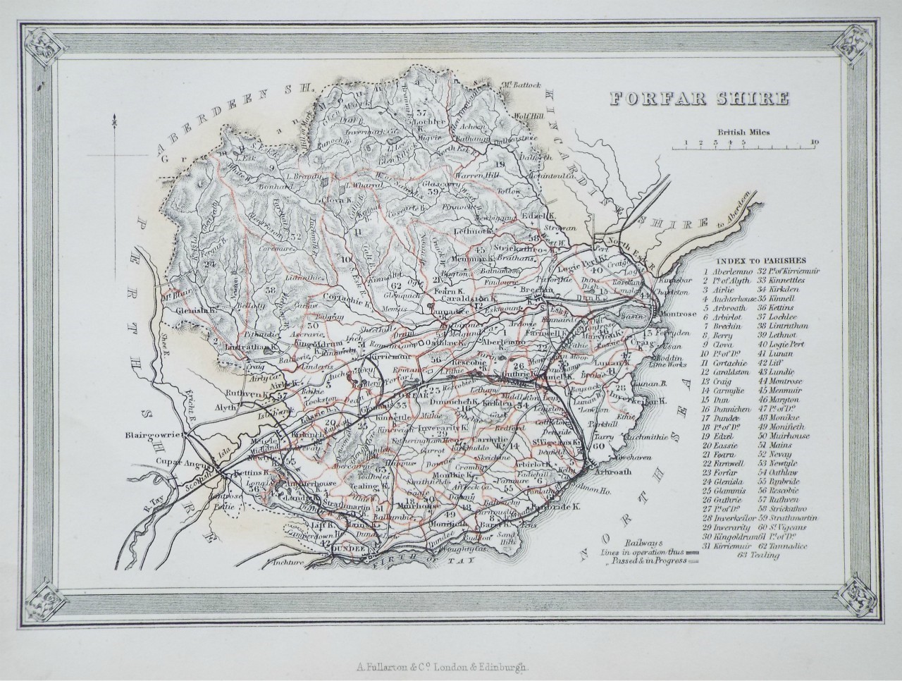 Map of Scotland - Fullarton