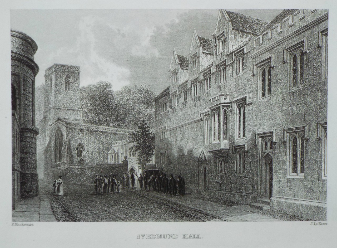 Print - St. Edmund Hall. - Le