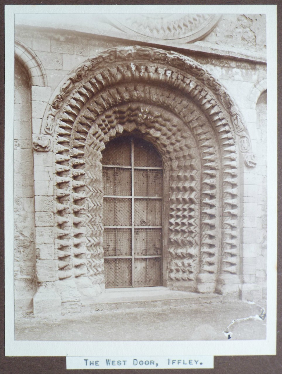 Photograph - The West Door, Iffley.