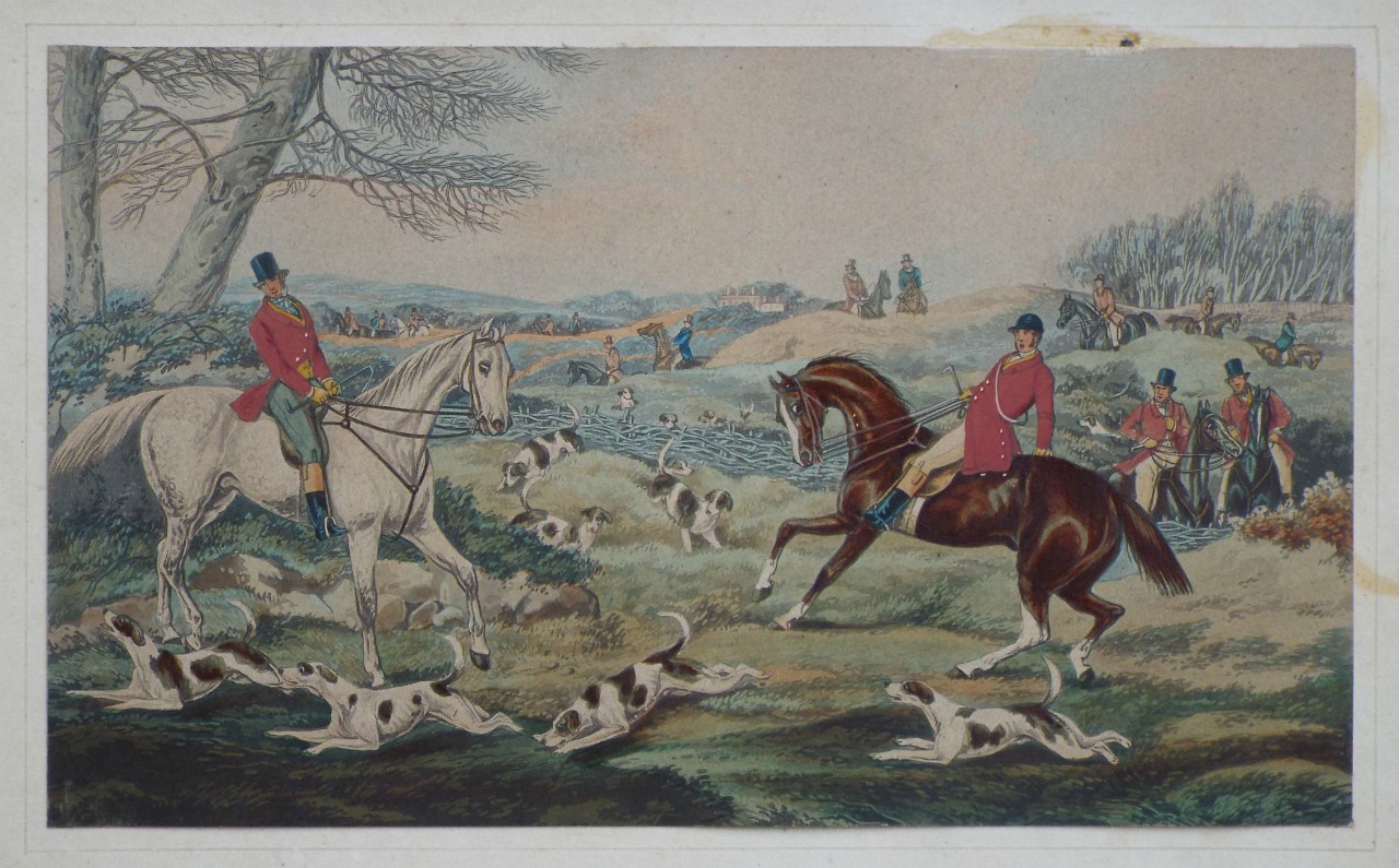 Aquatint - (Fox Hunting - 4 of 4)