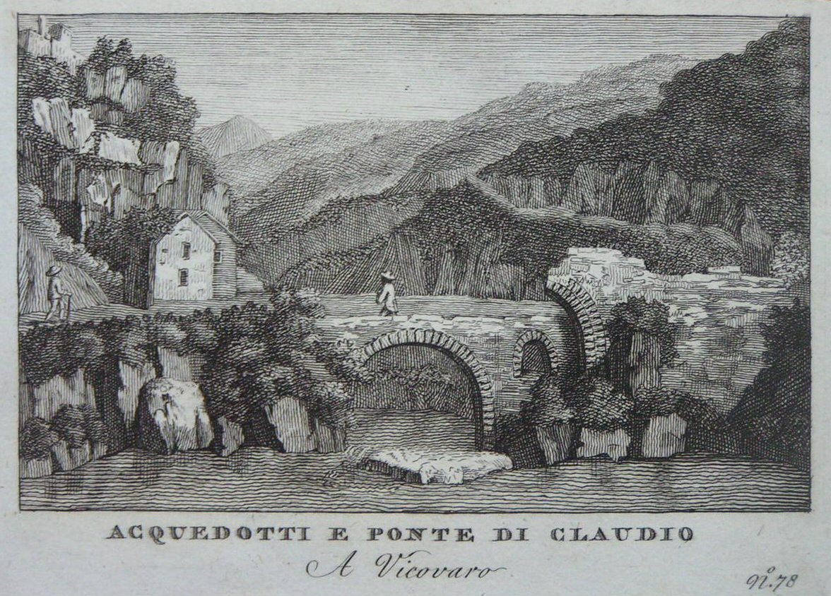 Print - Acquedotti e Ponte di Claudio A Vicovaro