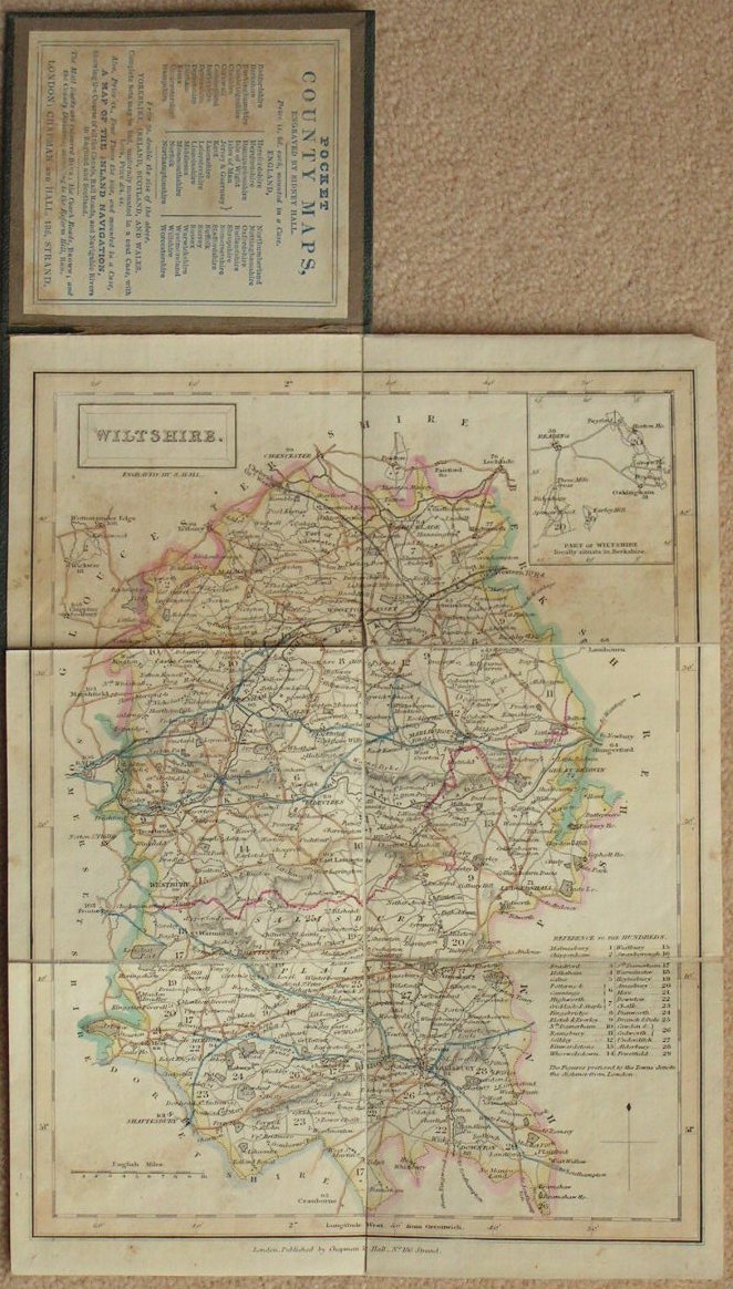 Map of Wiltshire - Hall