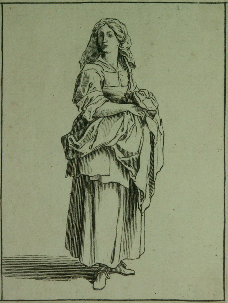 Etching - (Peasant woman)