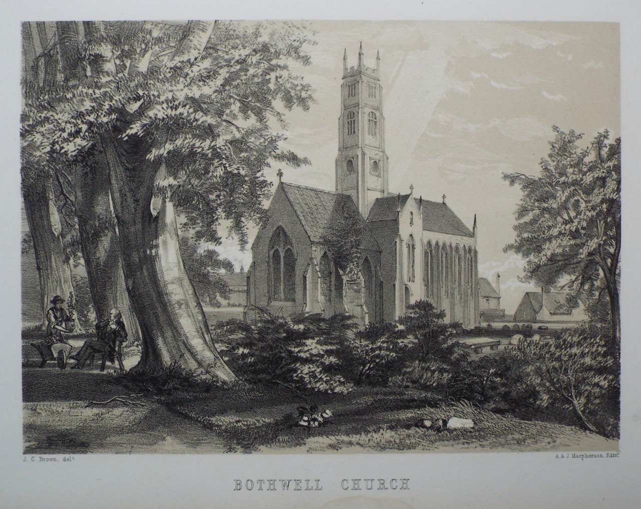 Lithograph - Bothwell Church