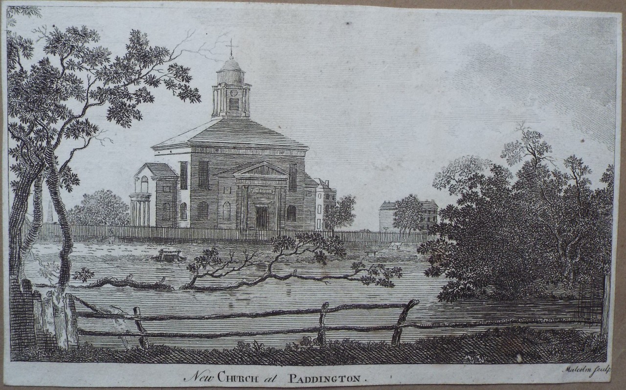 Print - New Church at Paddington. - 