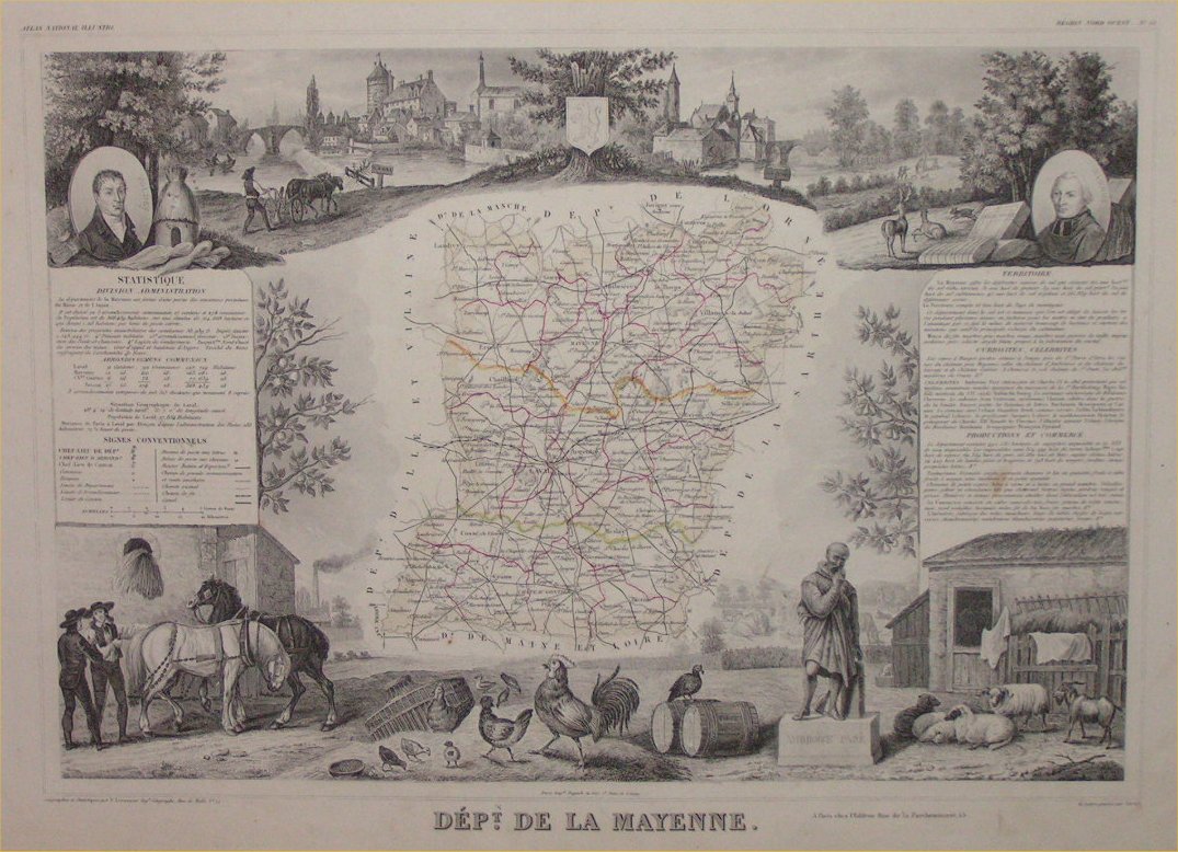 Map of Mayenne