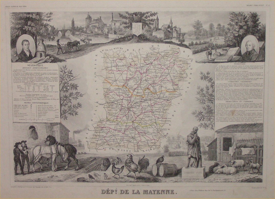 Map of Mayenne