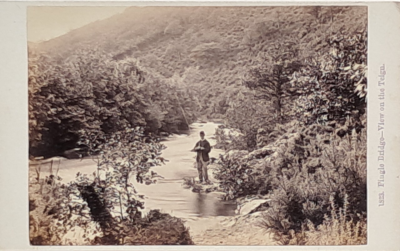 Photograph - Fingle Bridge - View on the Teign.