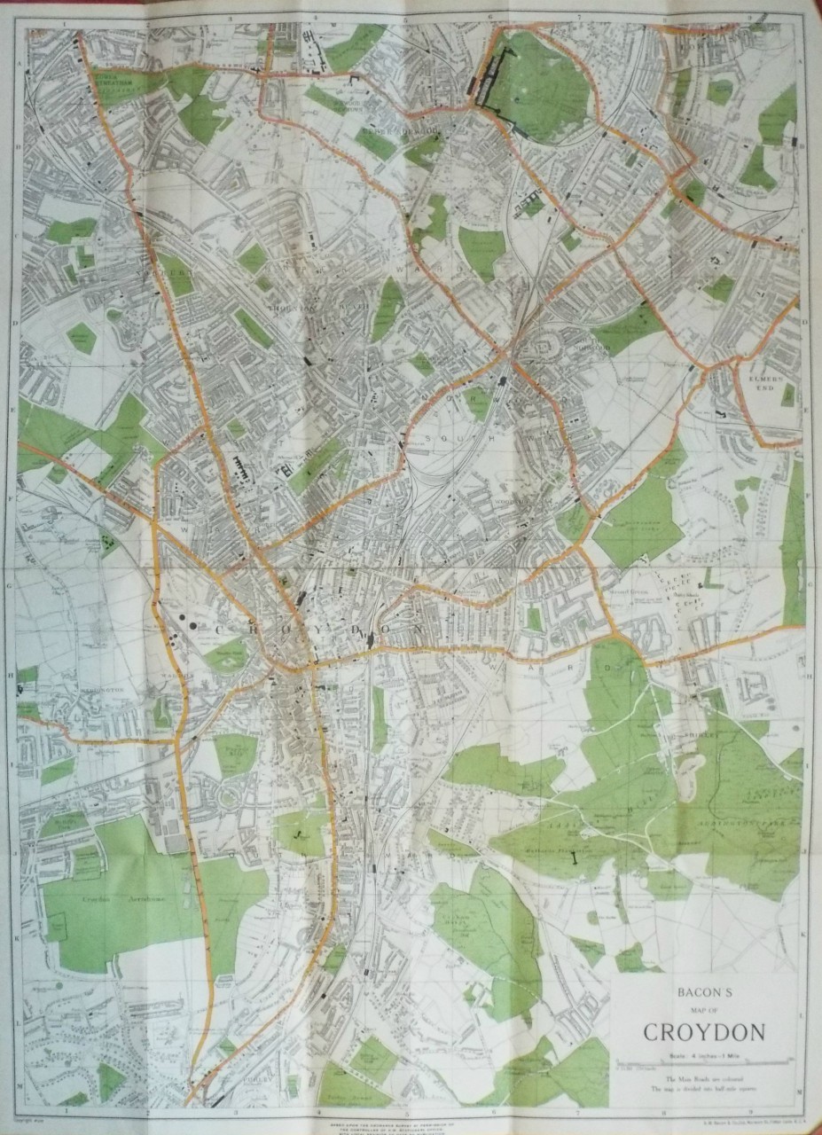 Map of Croydon - Croydon