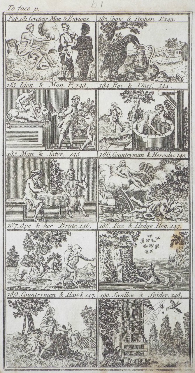 Print - Aesop's fables (181 to 190)