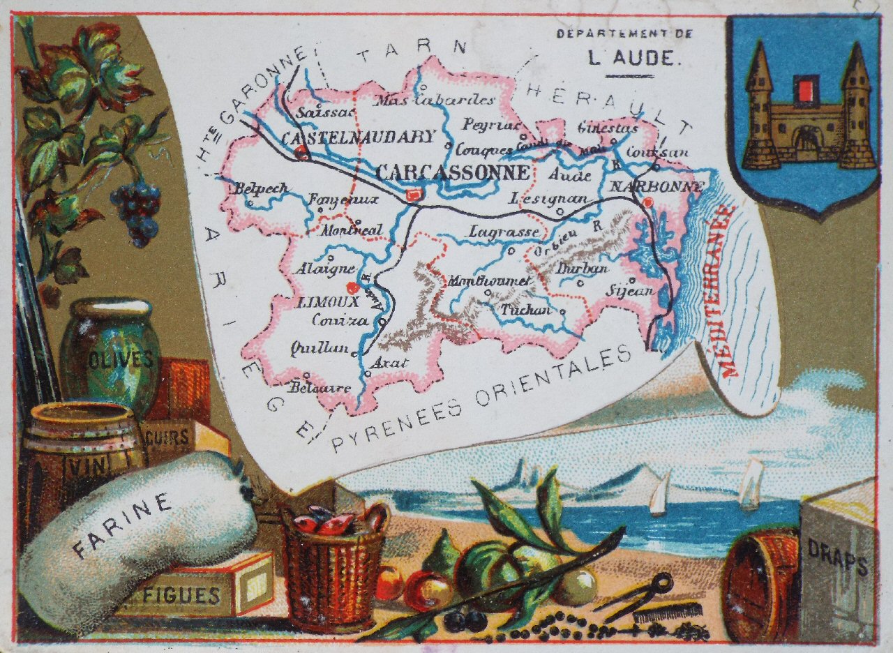 Map of Aude