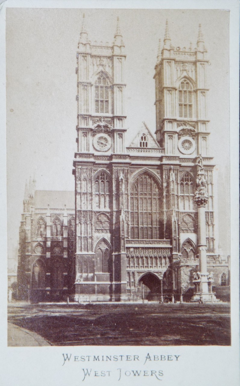 Photograph - Westminster Abbey West Towers