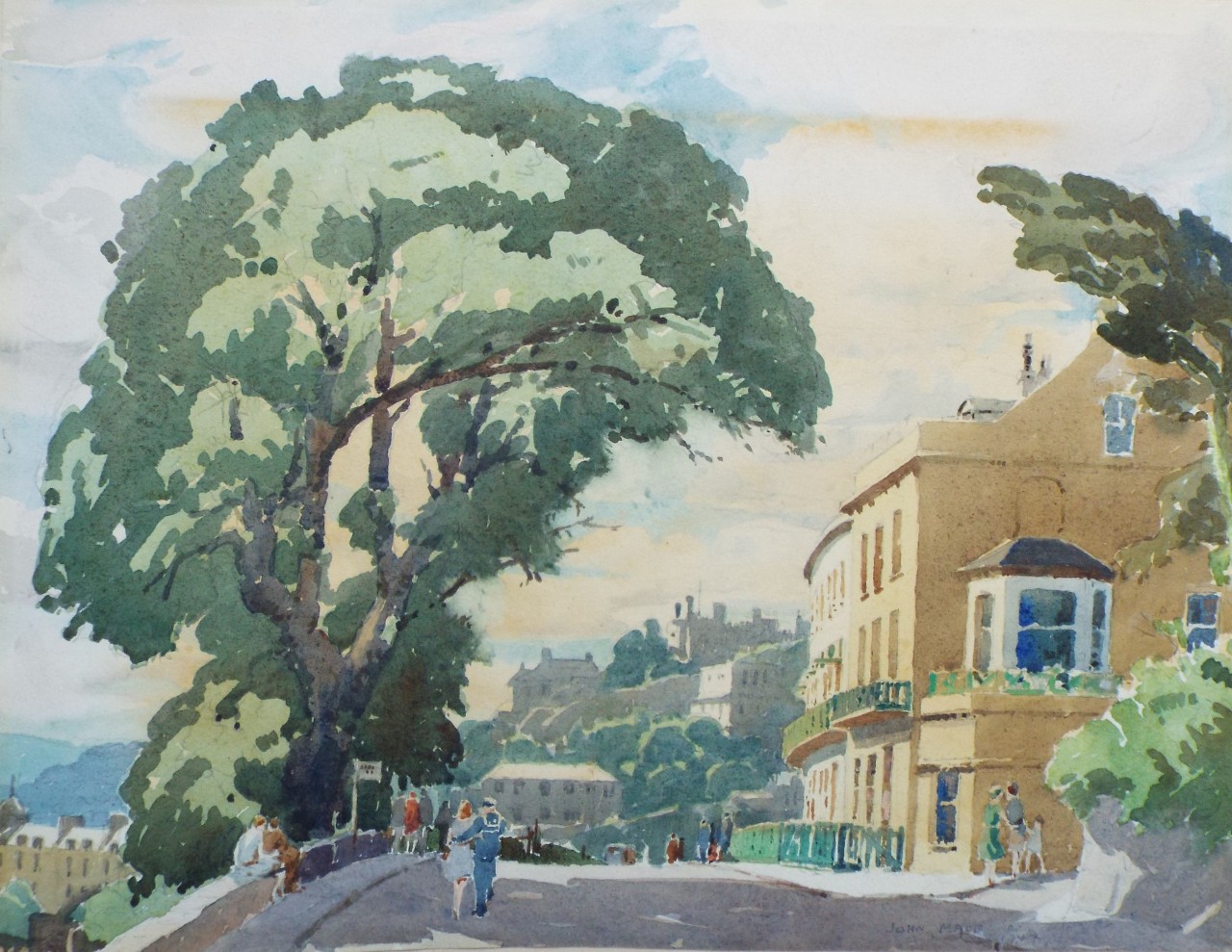Watercolour - Higher Terrace, Torquay