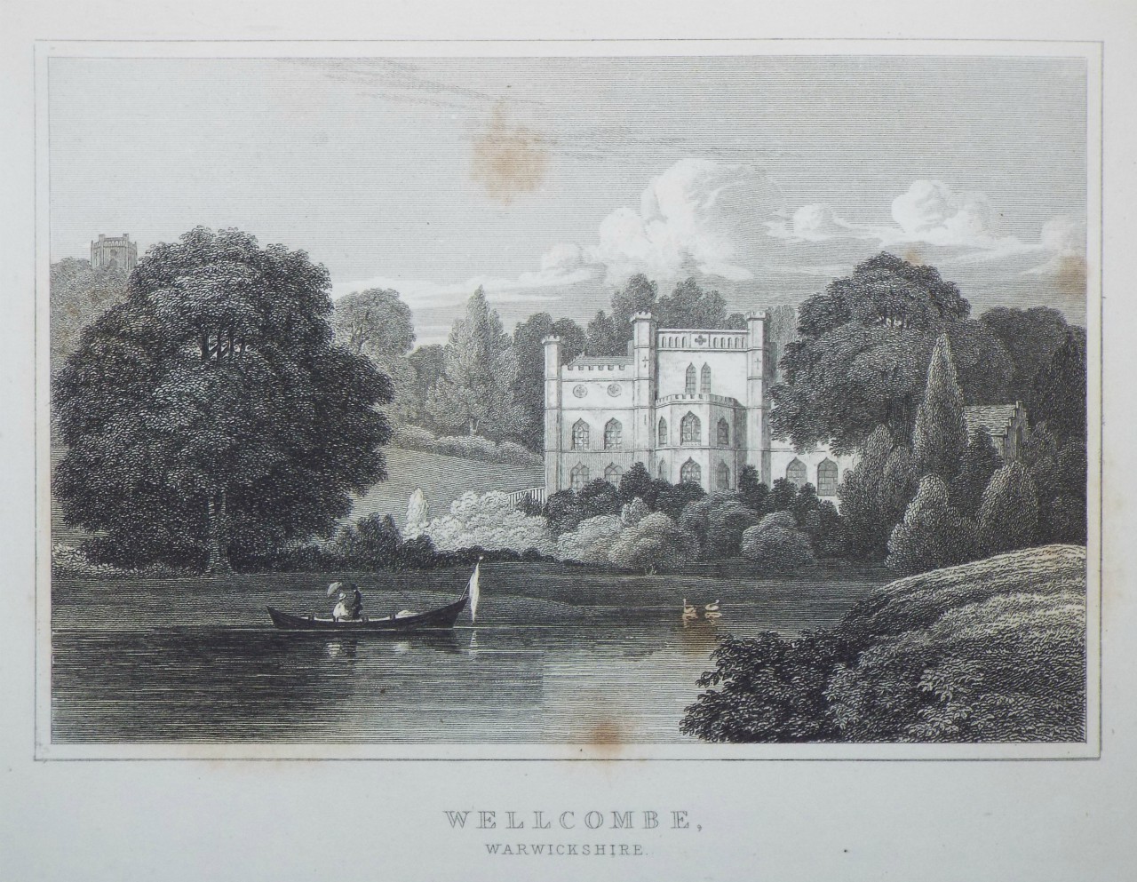 Print - Wellcombe, Warwickshire. - Radclyffe