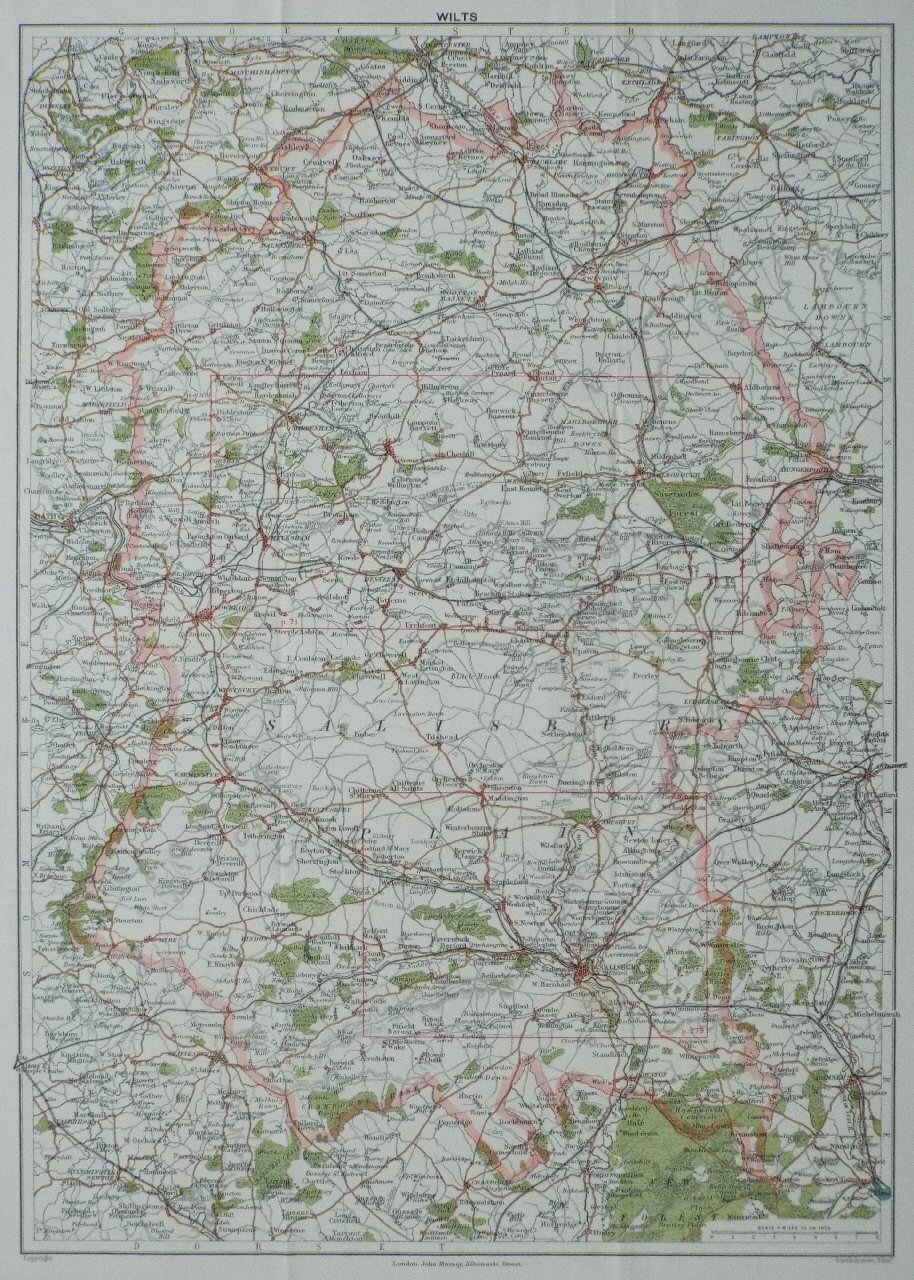 Map of Wiltshire - Murray