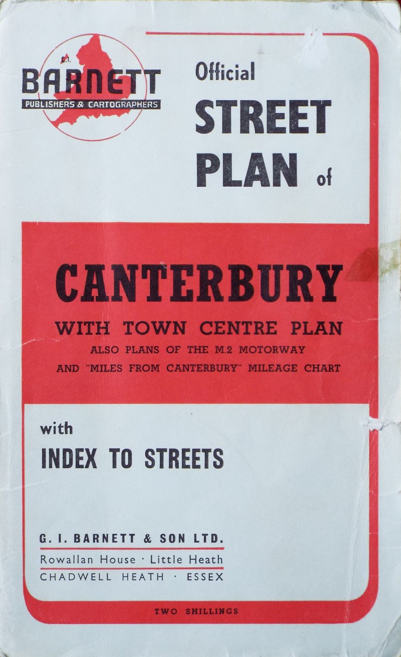 Map of Canterbury - Canterbury