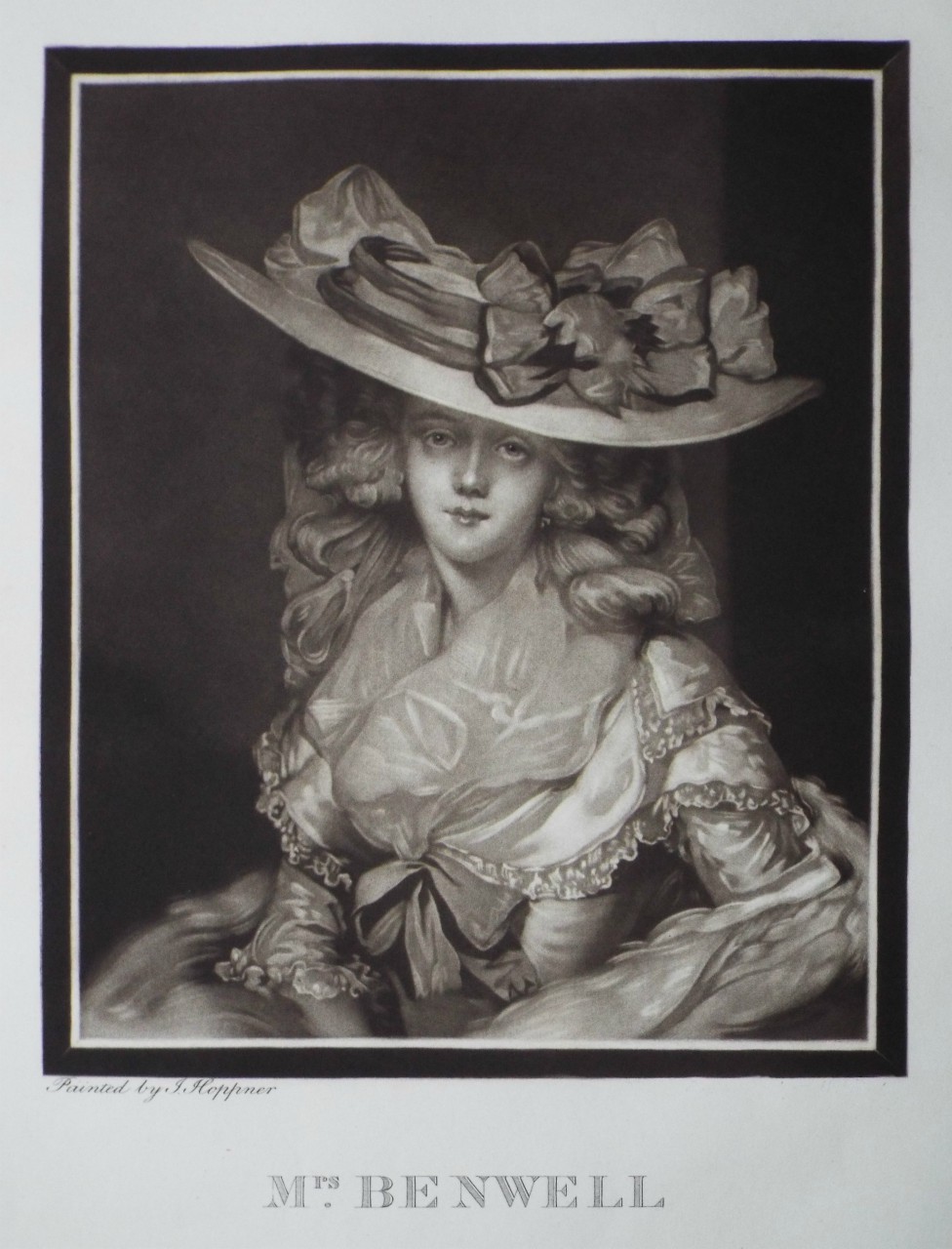 Mezzotint - Mrs. Benwell. - Ward