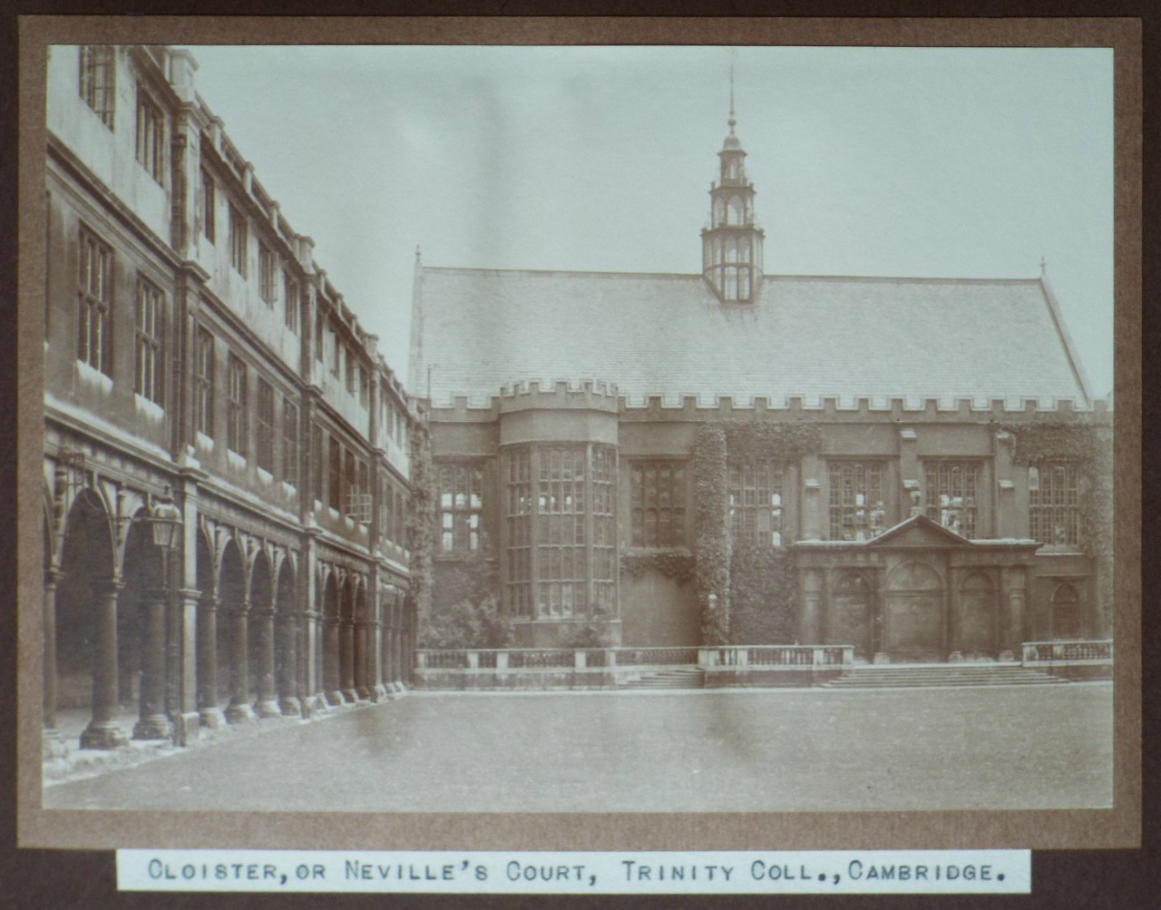 Photograph - Cloister, or Neville's Court, Trinity College, Cambridge.