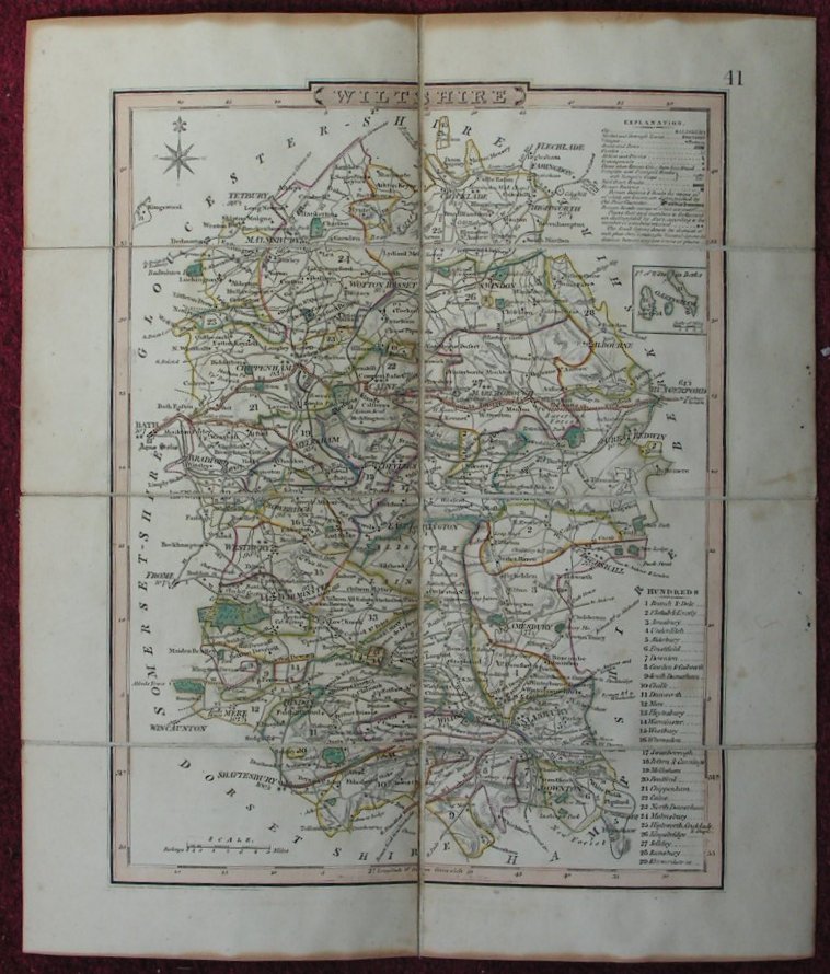 Map of Wiltshire - Cole & Roper