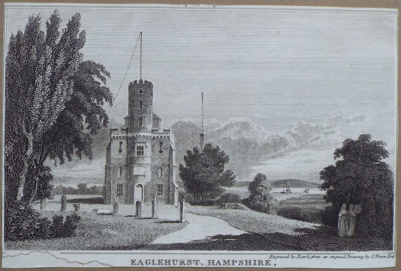 Print - Eaglehurst, Hampshire. - 