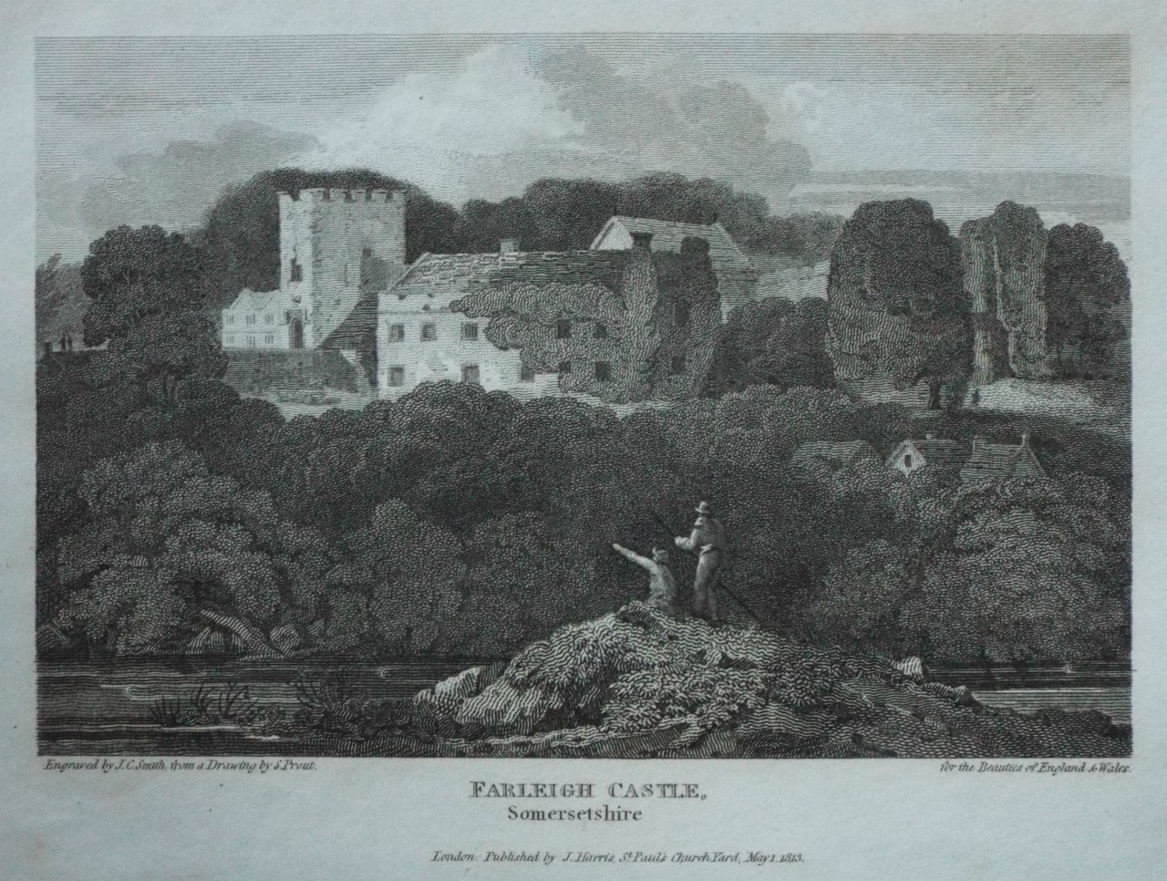 Print - Farleigh Castle, Somersetshire