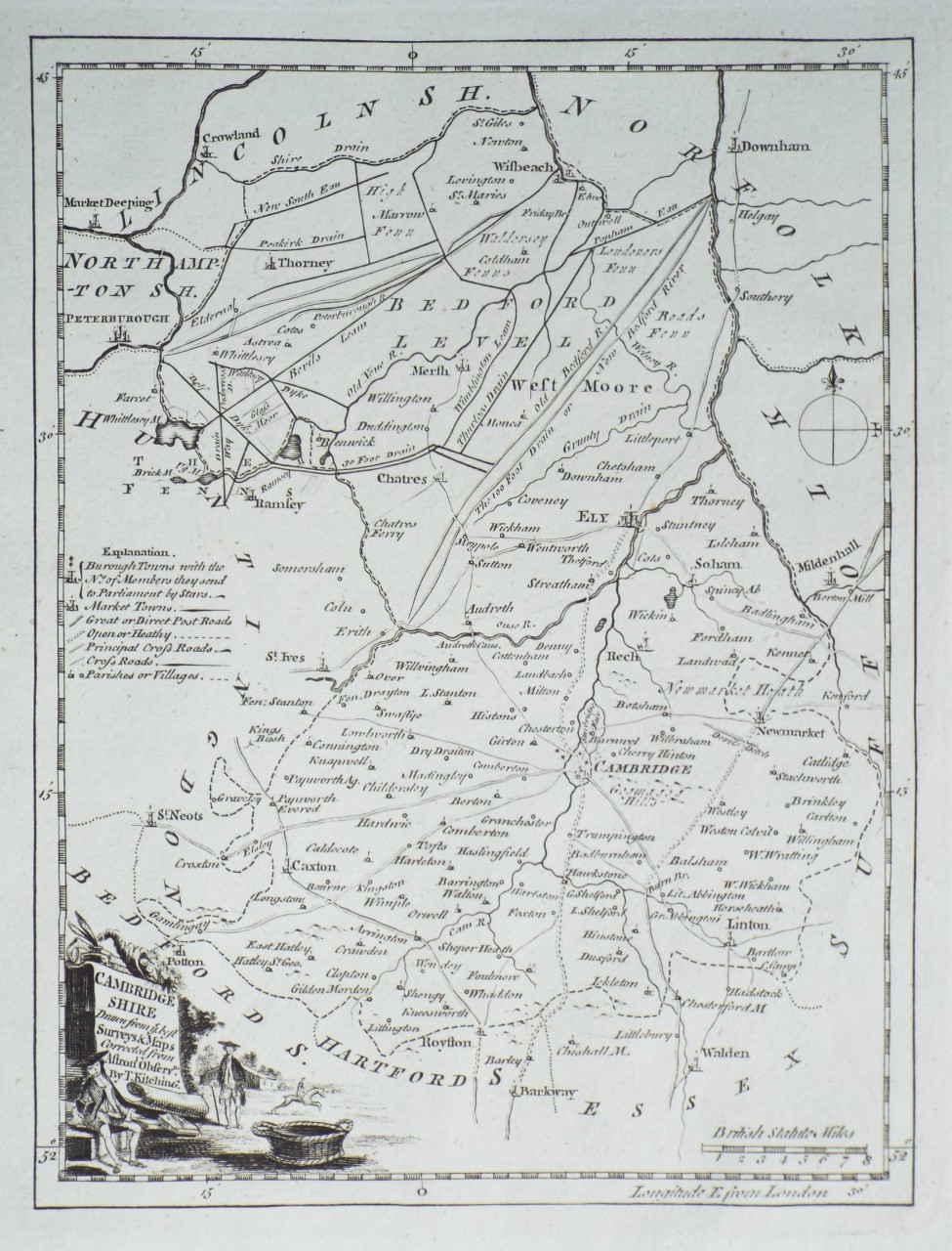 Map of Cambridgeshire