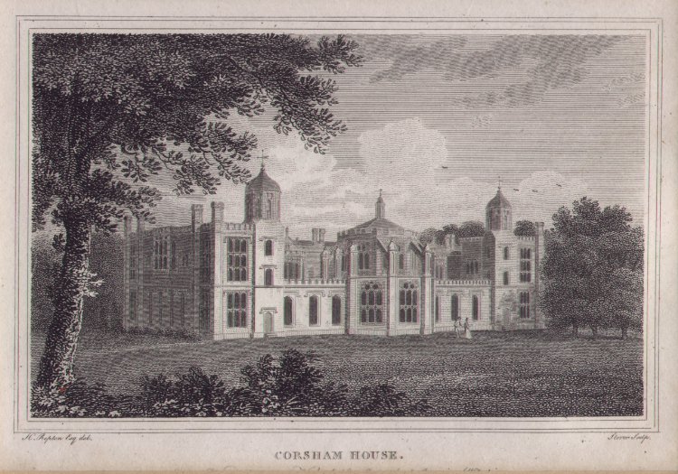 Print - Corsham House. - 