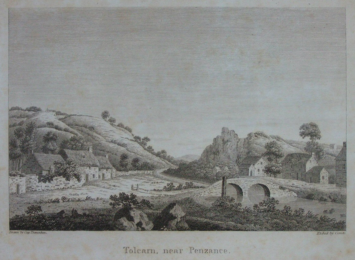 Etching - Tolcarn, near Penzance - 