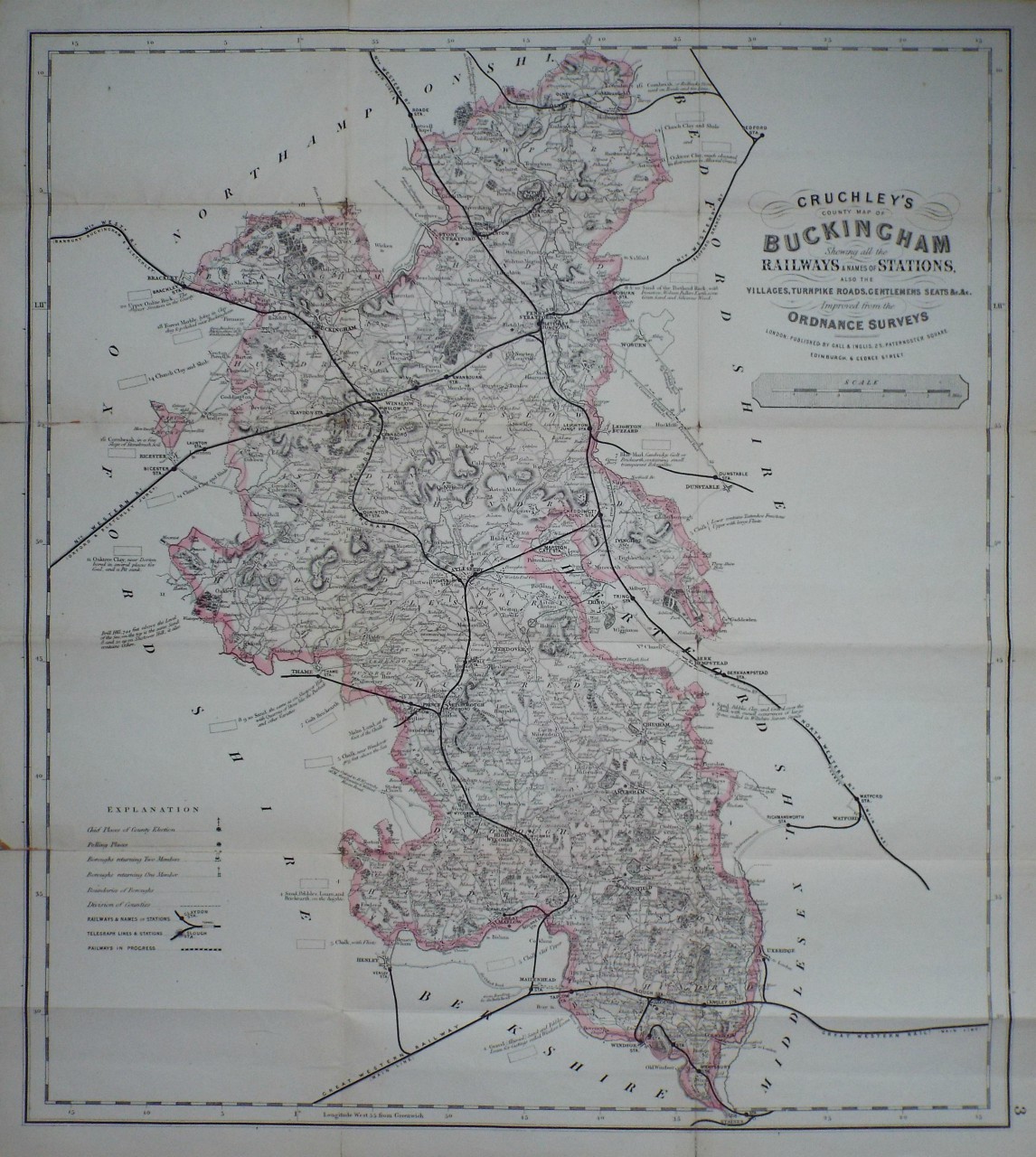 Map of Buckinghamshire