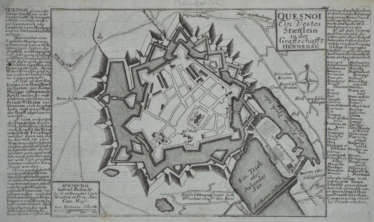 Map of Le Quesnoy - Le Quesnoy