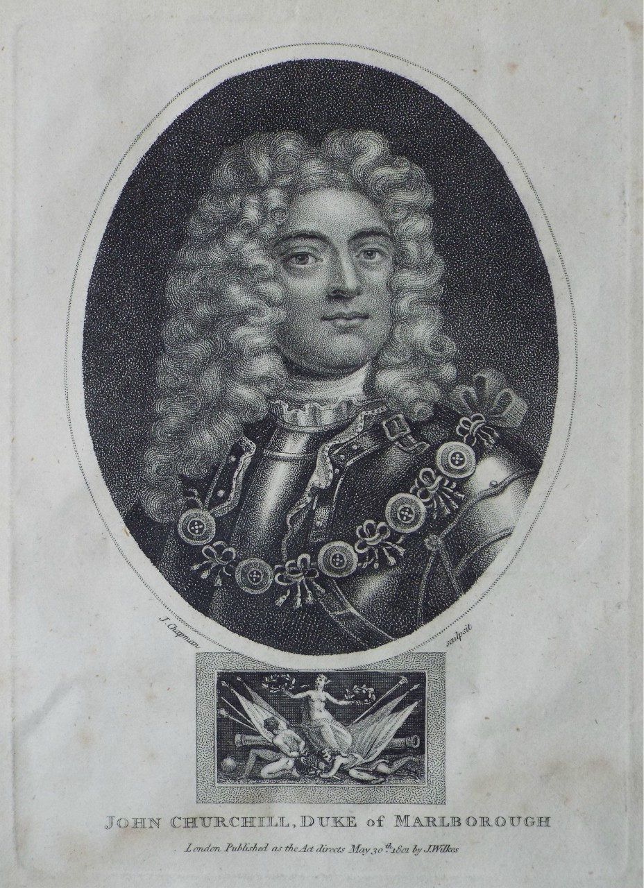 Stipple - John Churchill, Duke of Marlborough