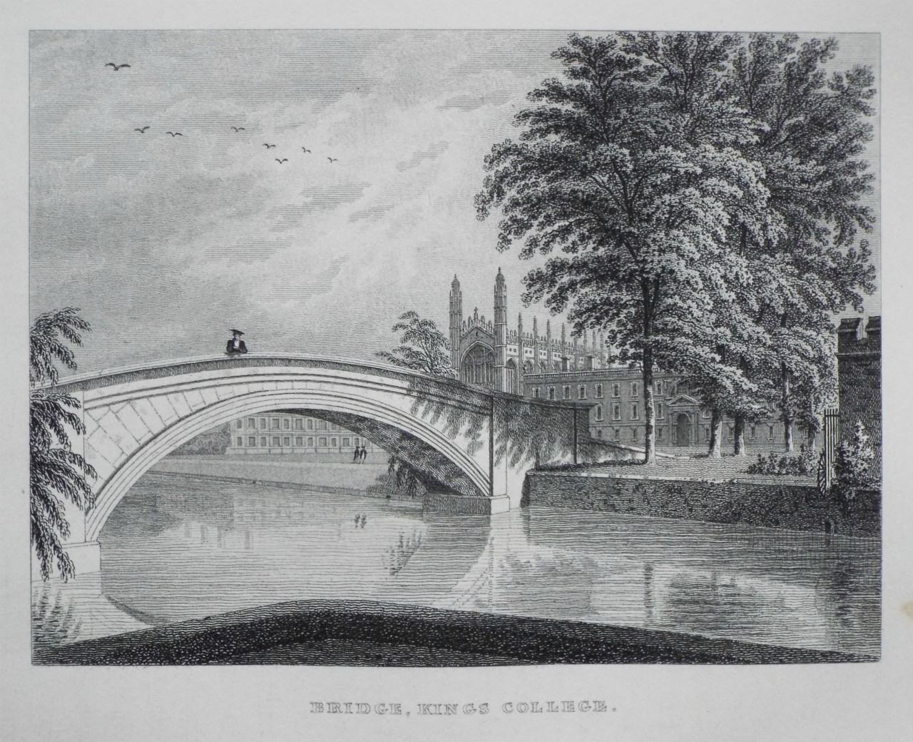 Print - Bridge, Kings College.