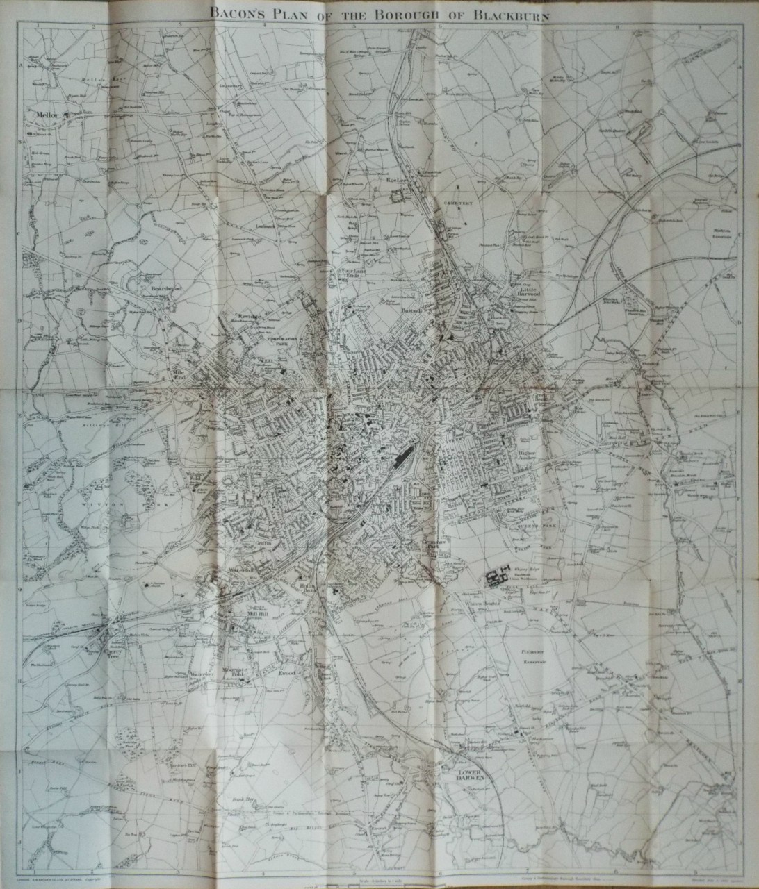 Map of Blackburn - Blackburn