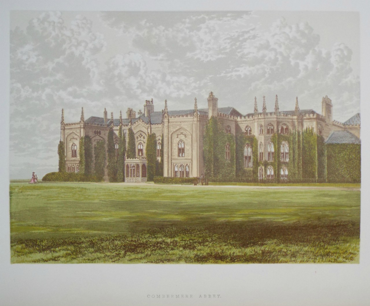 Chromo-lithograph - Combermere Abbey.