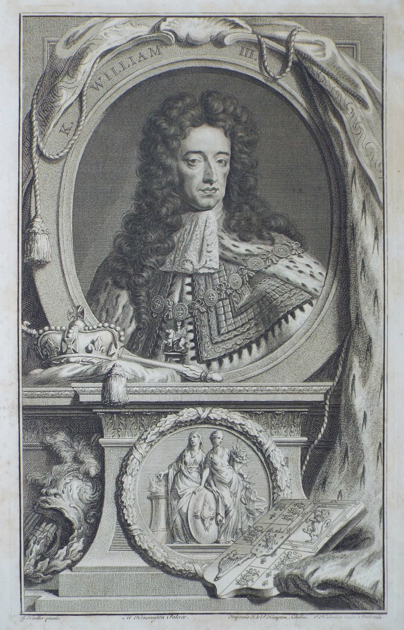 Print - William III. - Houbraken